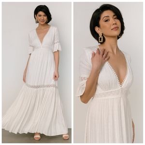 Baltic Born Rayne Deep-V Maxi Dress